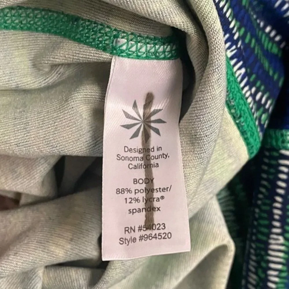 Athleta Retreat Chaturanga‎ Womens Small Leggings Yoga Pants Tight Green 964529 - Picture 5 of 8